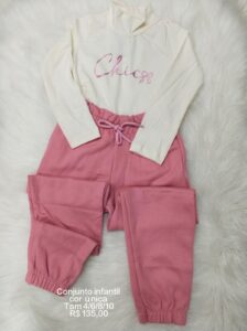 Conjunto Feminino Blusa Cacharrel Calça Moletom (cópia)